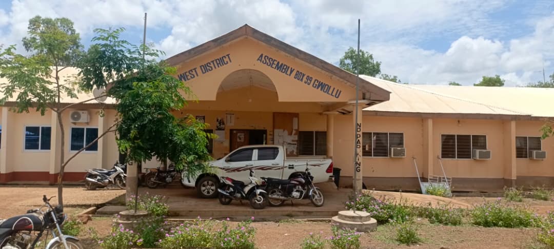 The Sissala West District Assembly administration block in Gwollu